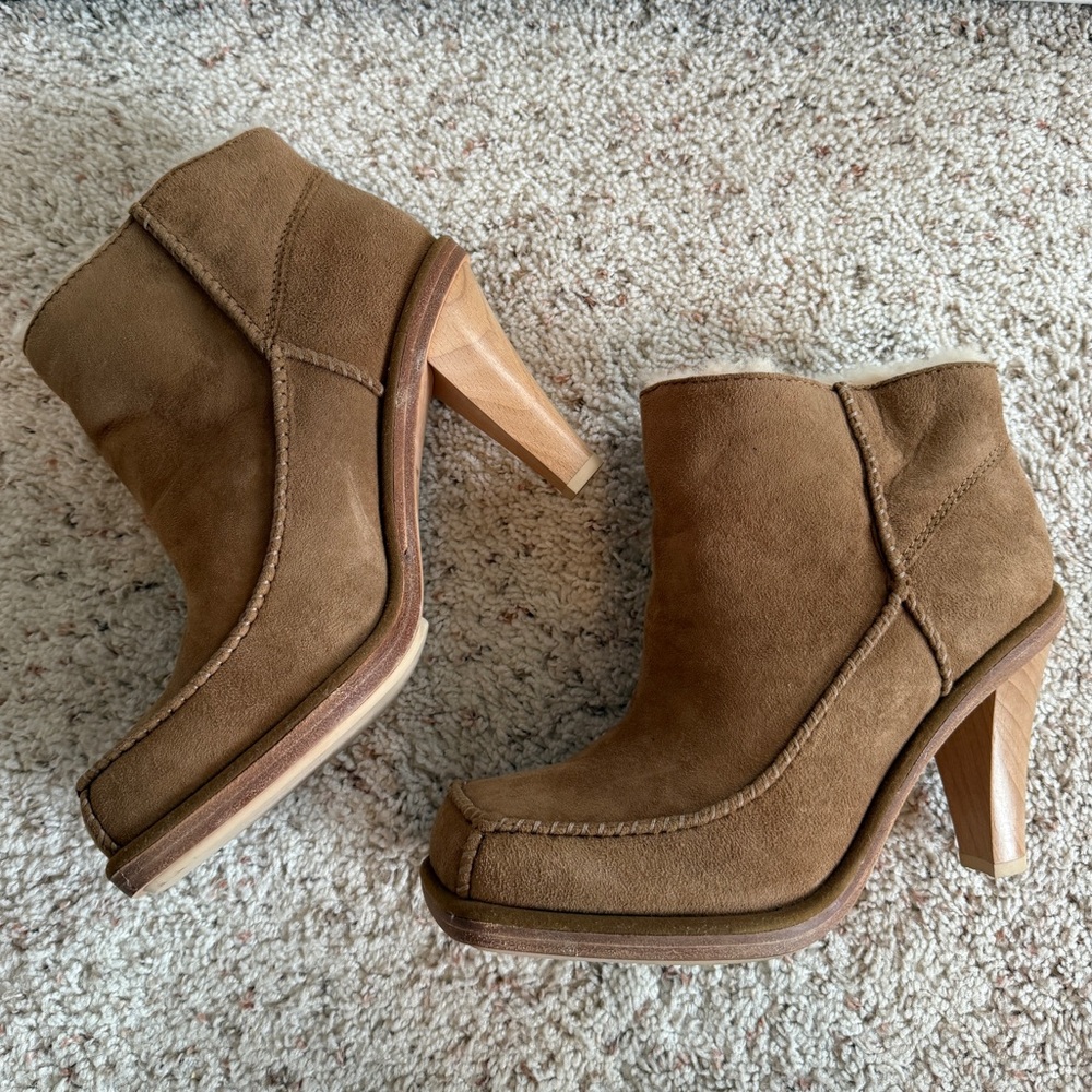 New UGG x Eckhaus Latta Heeled Court Boots
